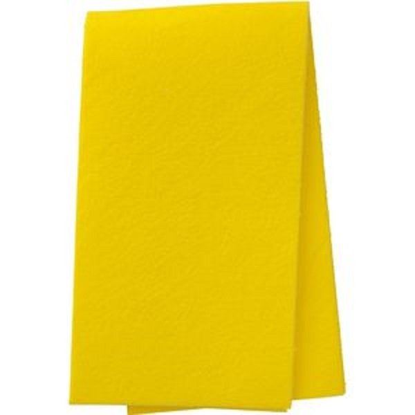 STOFWISDOEK GEEL 40X25CM